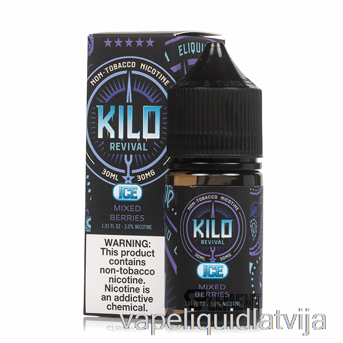 Ledus Jauktas Ogas - Kilo Revival Salts - 30ml 50mg Vape šķidrums